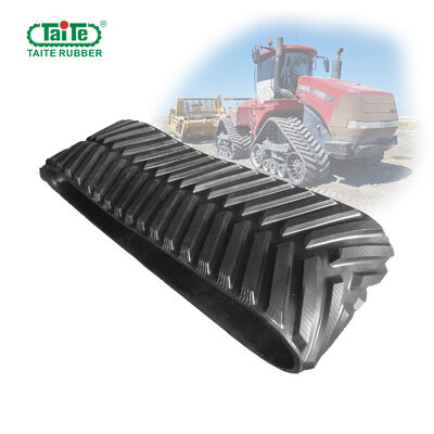 Case STX Quadrac Agricultural Rubber Tracks Panjang Tekanan Rendah 6400.8mm