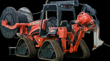 RT120 Quad Undercarriage Continous Rubber Tracks 450x86ARBX42 untuk Ditch Witch RT120/RT115