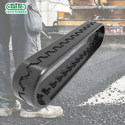 Harga yang bagus Jalur karet tahan panas & korosi untuk paver aspal on line