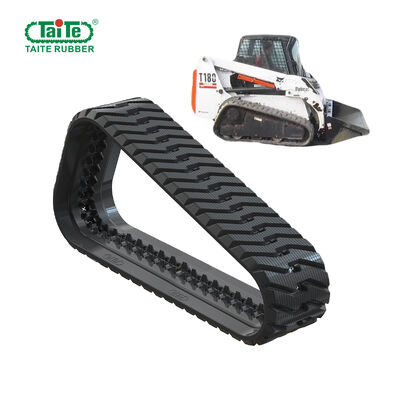 Harga yang bagus Stid Karet Skid Steer Kontinu Tinggi Traktif 400x86BLx50 Untuk BOBCAT T180A - Profil Dengan Kabel yang Ditingkatkan on line