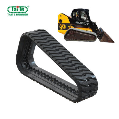 Harga yang bagus Jointless Skid Steer Karet Tracks 320 X 86BL X 50 Untuk JCB ROBOT180T Diadaptasi Ke Tanah Tangguh on line