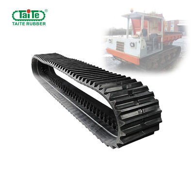 Harga yang bagus 600x100x65 Ukuran Jalur Karet Dumper dengan kekuatan tarik tinggi dan umur panjang untuk Hitachi CG35 on line
