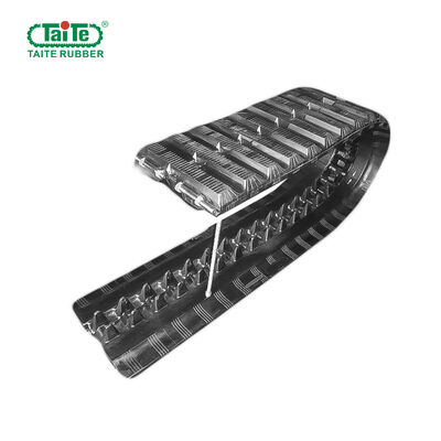 Harga yang bagus 450x110 Jalur karet peralatan berat dengan panjang fleksibel dan kebisingan rendah untuk kendaraan militer on line