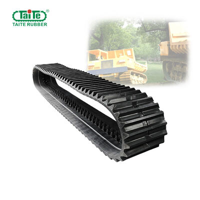 Harga yang bagus Mitsubishi Heavy Equipment Rubber Tracks 800x150x68mm dengan Anti-Vibration Tech dan ISO9001: 2015 Sertifikasi untuk Dumper on line
