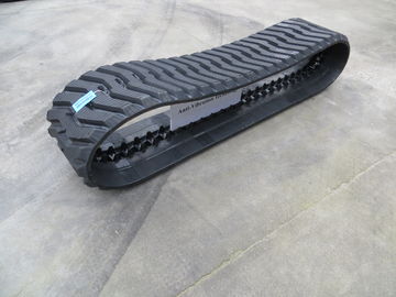 Harga yang bagus Jalur Karet Skid Steer Berkelanjutan 450x86Bx56 Jalur Karet Crawler untuk Neuson 1101 Skid Steer Loader on line