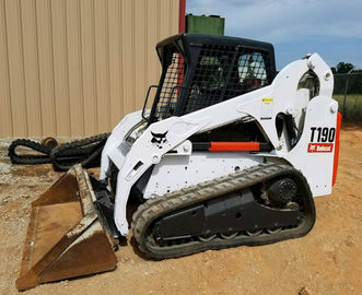 Harga yang bagus Skid Steer Karet Continuous Tracks 320x86BCx49 Untuk BOBCAT Skid Loader T190C- Profil Dengan Lebih Sedikit Kerusakan Tanah on line