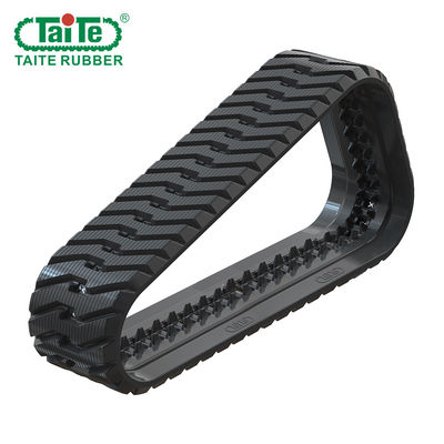 Harga yang bagus Jalur Karet Skid Steer Berkelanjutan 450x86Bx56 Jalur Karet Crawler untuk Neuson 1101 Skid Steer Loader on line