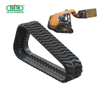 Harga yang bagus Kinerja Tinggi Continuous CTL Karet Tracks 400x86BLx52 Untuk Skid Steer Loader KASUS TR270 Memungkinkan Drive Berkecepatan Tinggi on line