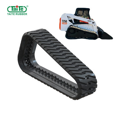 Harga yang bagus Track Karet Skid Steer Kinerja Tinggi 450x86BLx55 Untuk BOBCAT T250 Dengan Struktur Dalam Yang Kuat on line