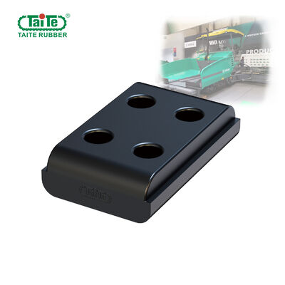 Harga yang bagus Karet / Polyurethane Track Pads Untuk Aspal Pavers 300mm Lebar Ketahanan Aus on line