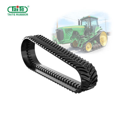 Harga yang bagus Track Karet Kinerja Tinggi Untuk John Deere Tractors 8000T Berukuran 25 