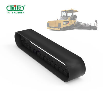 Harga yang bagus Karet Tahan Lama Asphalt Paver Karet Melacak Kerusakan Terhadap Permukaan Tanah on line
