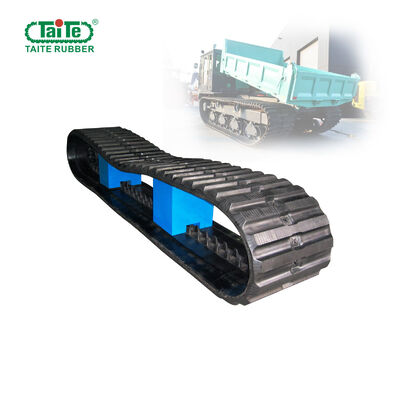 Harga yang bagus IHI IC70 Carrier Replacement Rubber Tracks 700x100x98 Ukuran dengan Kebisingan Rendah dan Kekuatan Tarik Tinggi untuk Dumper on line