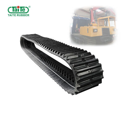 Harga yang bagus Custom 700X100X80 Dumper Rubber Tracks ISO9001: 2015 Bersertifikat dengan Kekuatan Tarikan Tinggi untuk Hitachi CG 45 Carrier on line