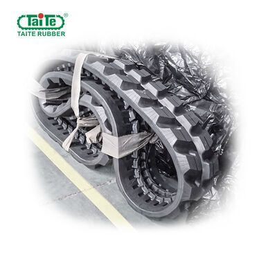 Harga yang bagus Heavy Duty Kobelco Rubber Tracks, Penggantian Bagian Undercarriage Alat Berat on line