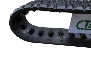 Harga yang bagus Friction Drive ASV Rubber Tracks Dengan Reinforced Drive Lugs, Kecepatan Lari Tinggi on line