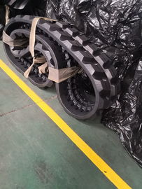 Harga yang bagus Heavy Duty Kobelco Rubber Tracks, Penggantian Bagian Undercarriage Alat Berat on line